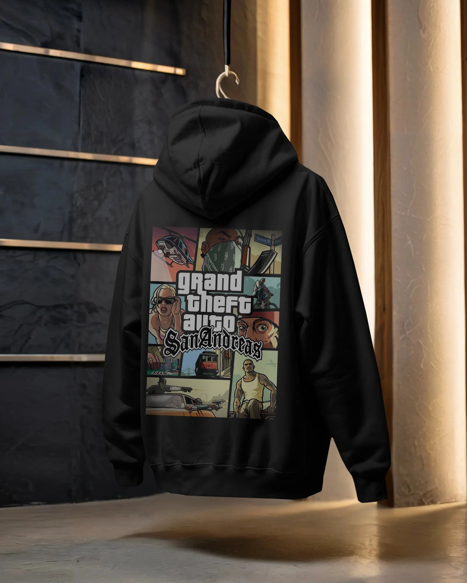 Hoodie GTA SAN ANDREAS Streetwear Design