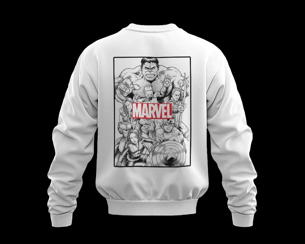 Sweatshirt MARVEL Design Streetwear
