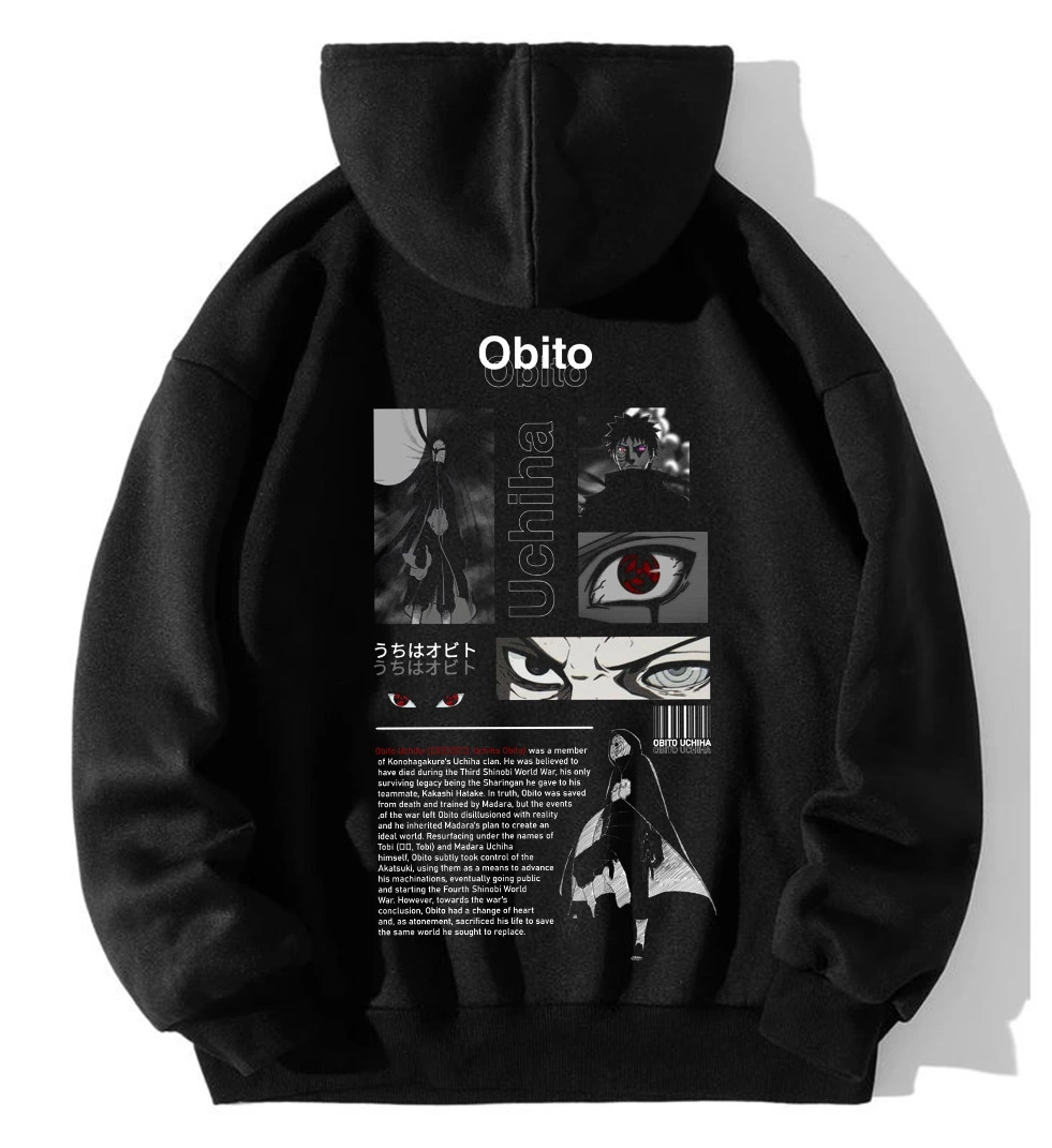 Hoodie Animé Obito Uchiha - Naruto Shippuden
