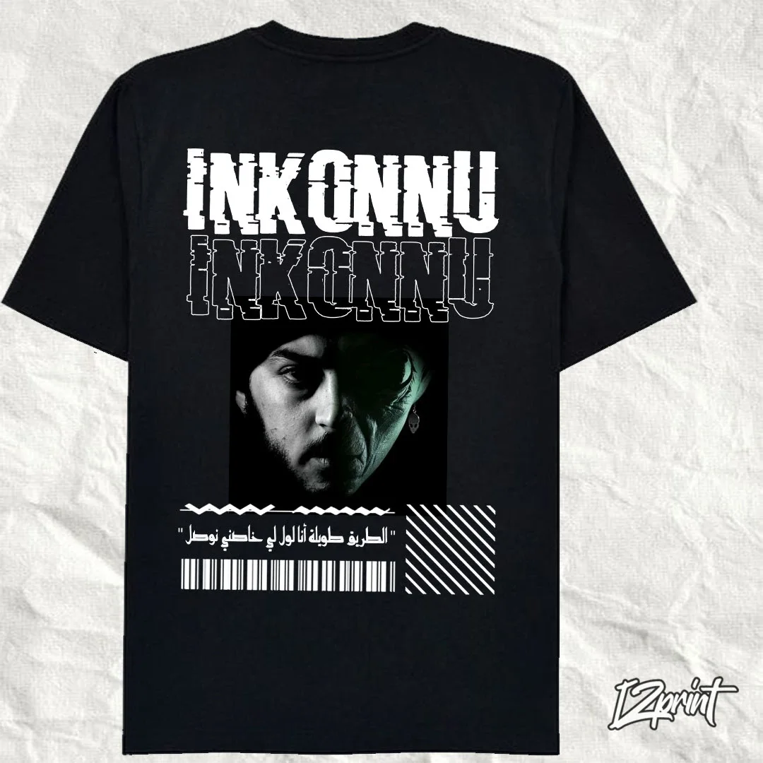T-shirt INKONNU design Streetwear