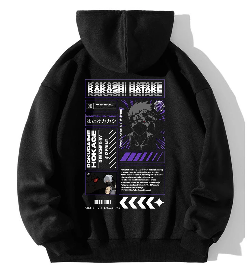 Hoodie Animé KAKASHI HATAKE - Naruto Shippuden