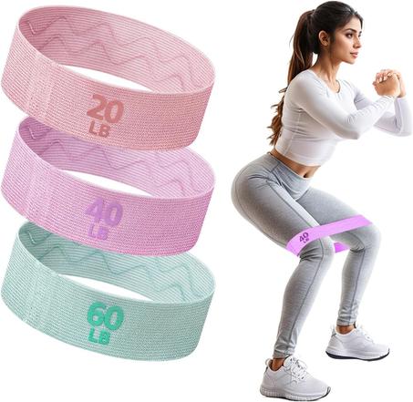 شريط مقاومة ستريتش مطاطي غير قابلة للانزلاق للتمارين الرياضية