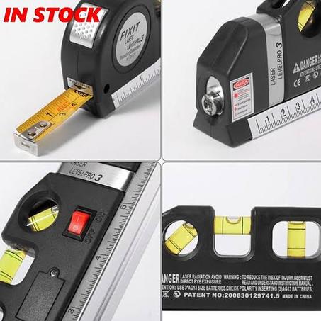 اداة قياس المستويات باليزر 3في واحد