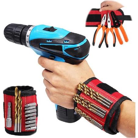 أداة معصم بسوار مغناطيسي  قوي لبراغي حامل صواميل ، ، مسامير