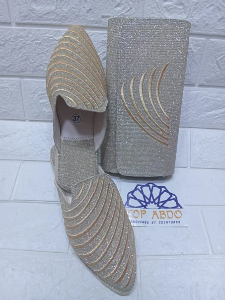 شربيل ساتان مطروز زواقة عامرة بالصم