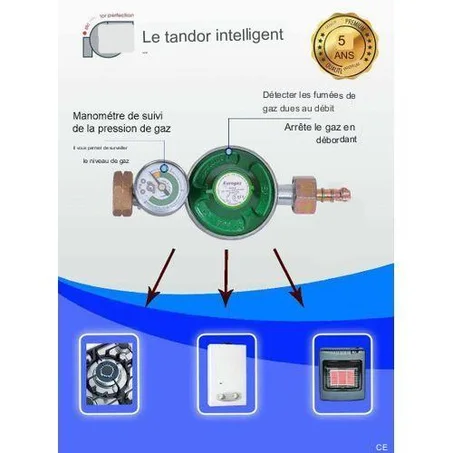 Contrôle intelligent du gaz tandoor IGT