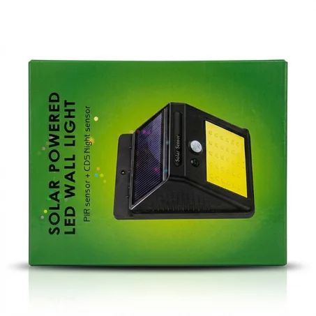 مصباح الحائط الشمسي الذكي بمستشعر الحركة