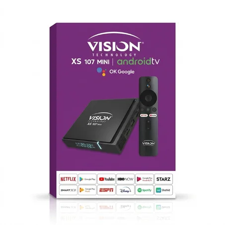 جهاز أندرويد بوكس فيزيون (Vision XS 107 MINI Android TV)