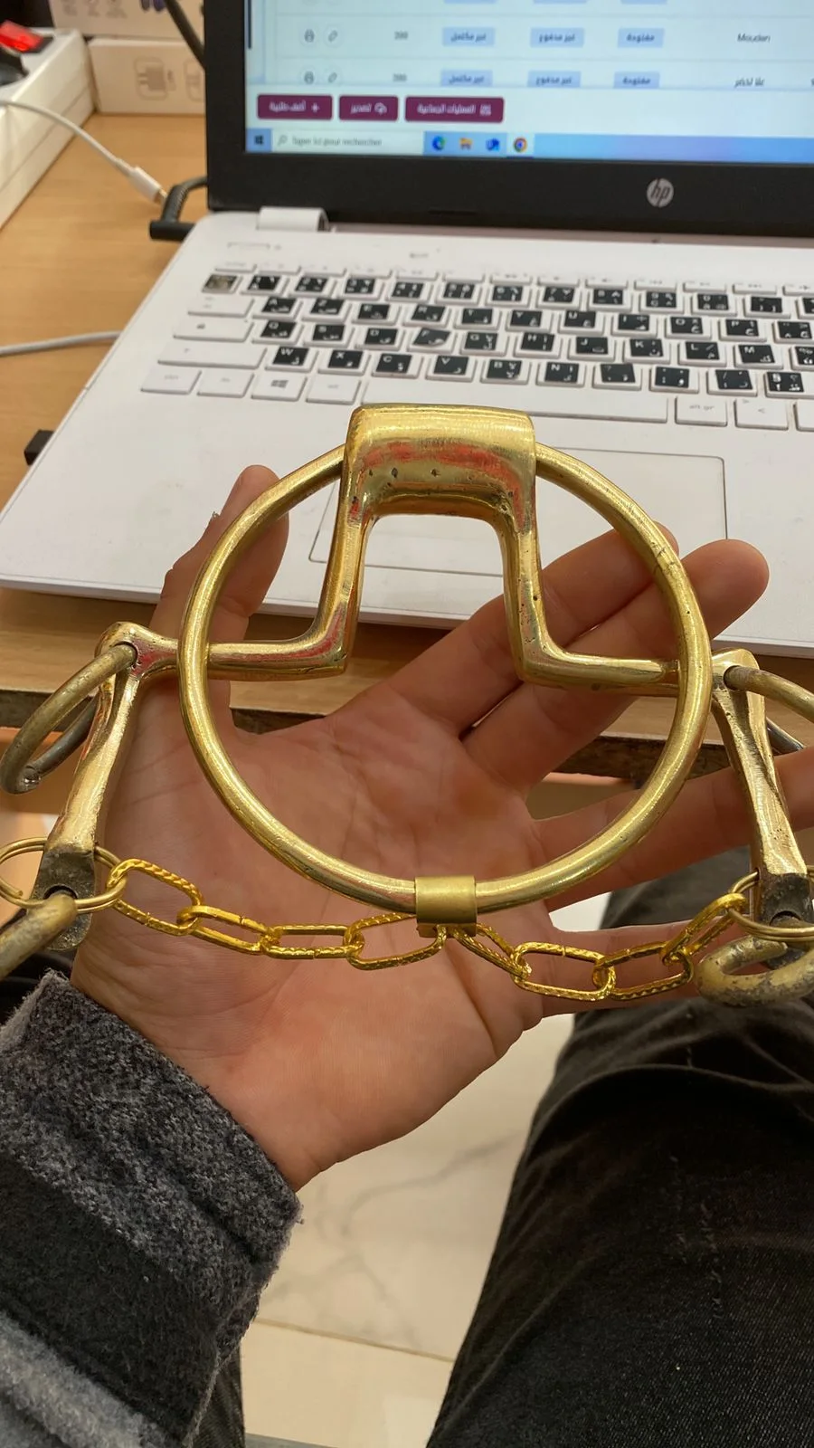 لجام نحاسي أصيل