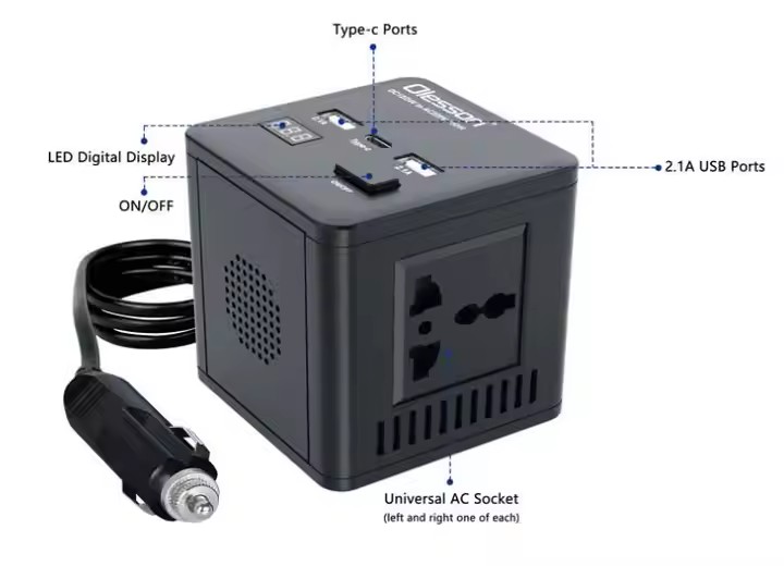 😍محول التيار من220v←12v😯