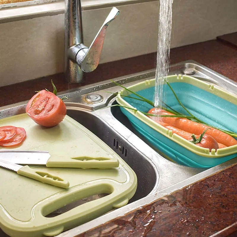 لوح التقطيع متعددة الوظائف قابلة للطي 9 في1😍✨