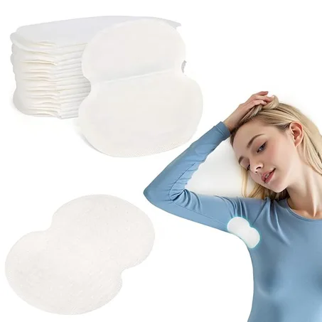 لصقات امتصاص العرق السحرية تحت الإبط تهنى من بقع العرق والإحراج طوال اليوم