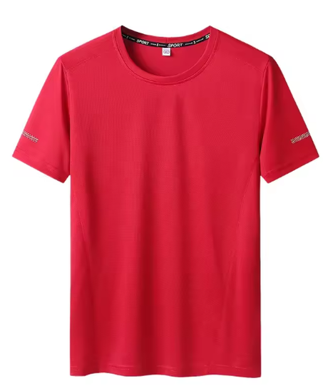 تي شيرت رجالي صيفي كبير الحجم 6xl 7xl 8xl 9xl تي شيرت سريع الجفاف بقصة ضيقة وأكمام قصيرة وشبكة رياضية للرجال
