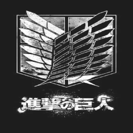 Attack on titan logo embroidery file