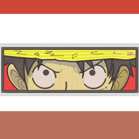MONKEY D LUFFY EMBROIDERY FILE