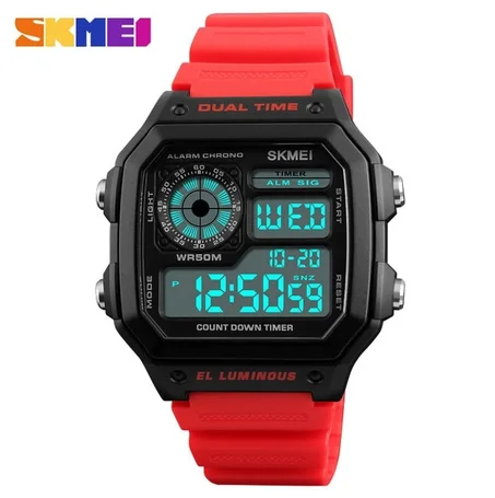 Montre SKMEI 1299 Sport hommes Double Temps Résistant à l'eau r