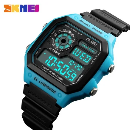 Montre SKMEI 1299 Sport hommes Double Temps Résistant à l'eau b