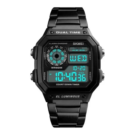 Montre SKMEI 1335 Sport hommes Double Temps Résistant à l'eau Noir
