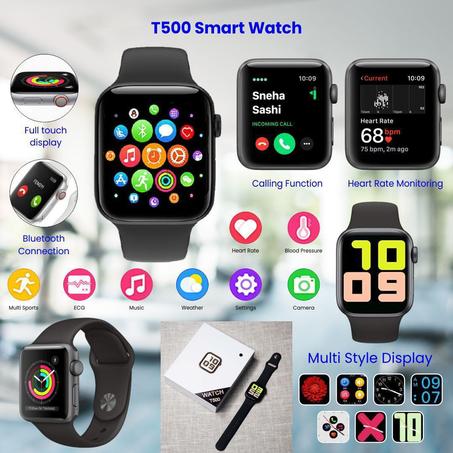 الساعة الذكية الجديدة  T500 Smart Watch ⌚️ ⌚️