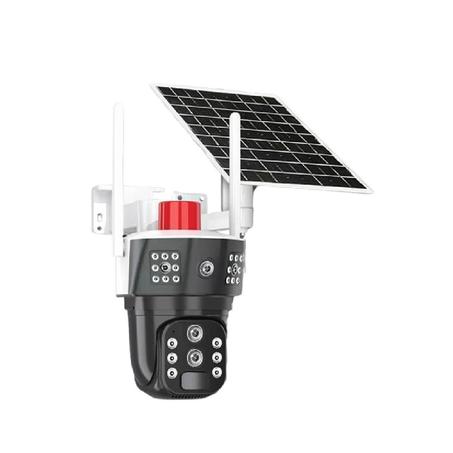12MP ZOOM x10 كاميرا بالطاقة الشمسية ثلاثية الشاشات