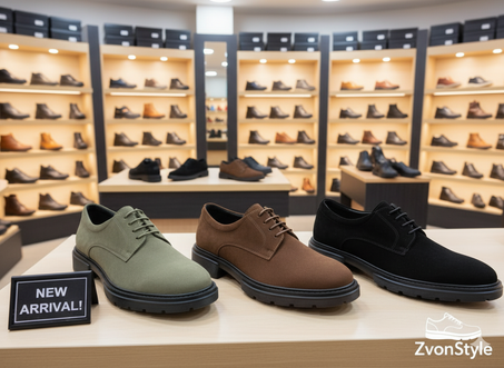 Chaussures à lacets en cuir nubuck