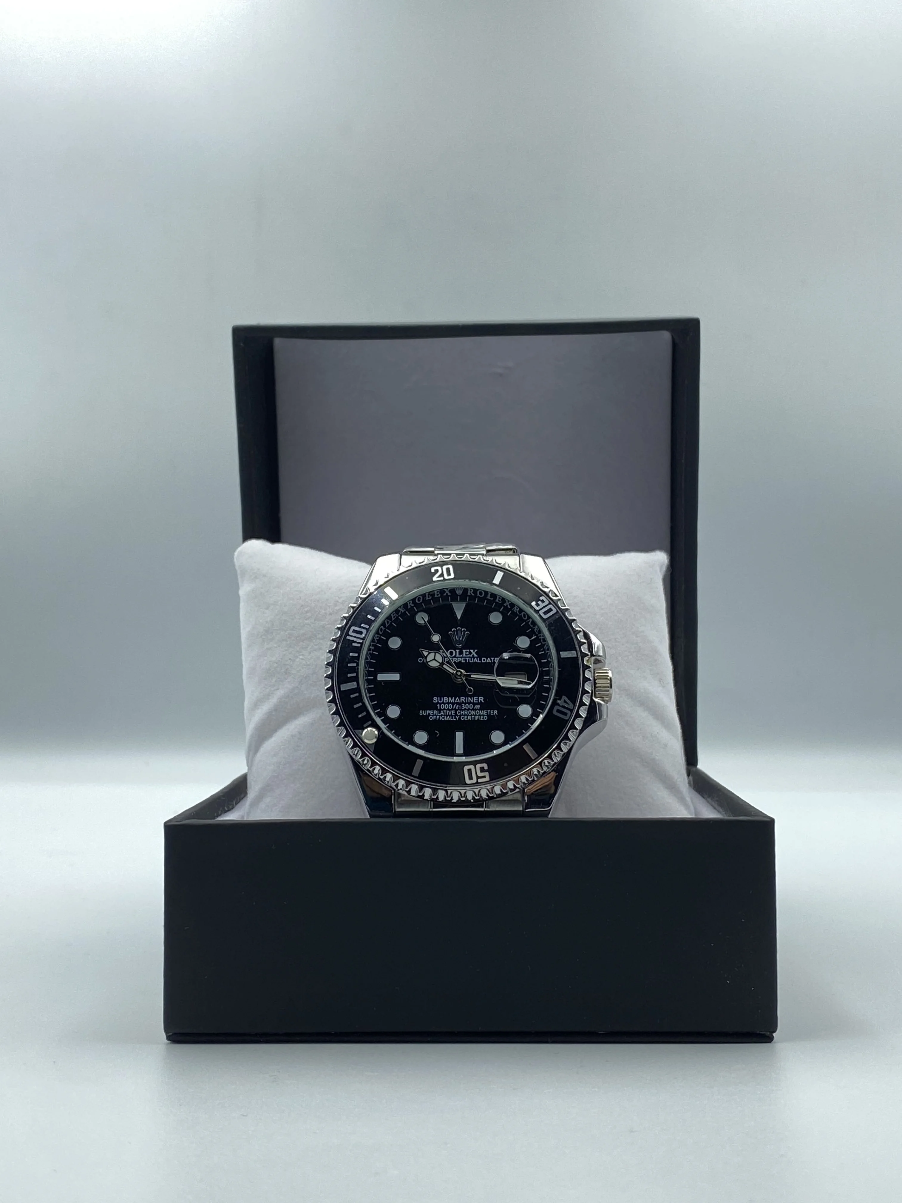 Montre Prestige Chrono – Acier Argenté