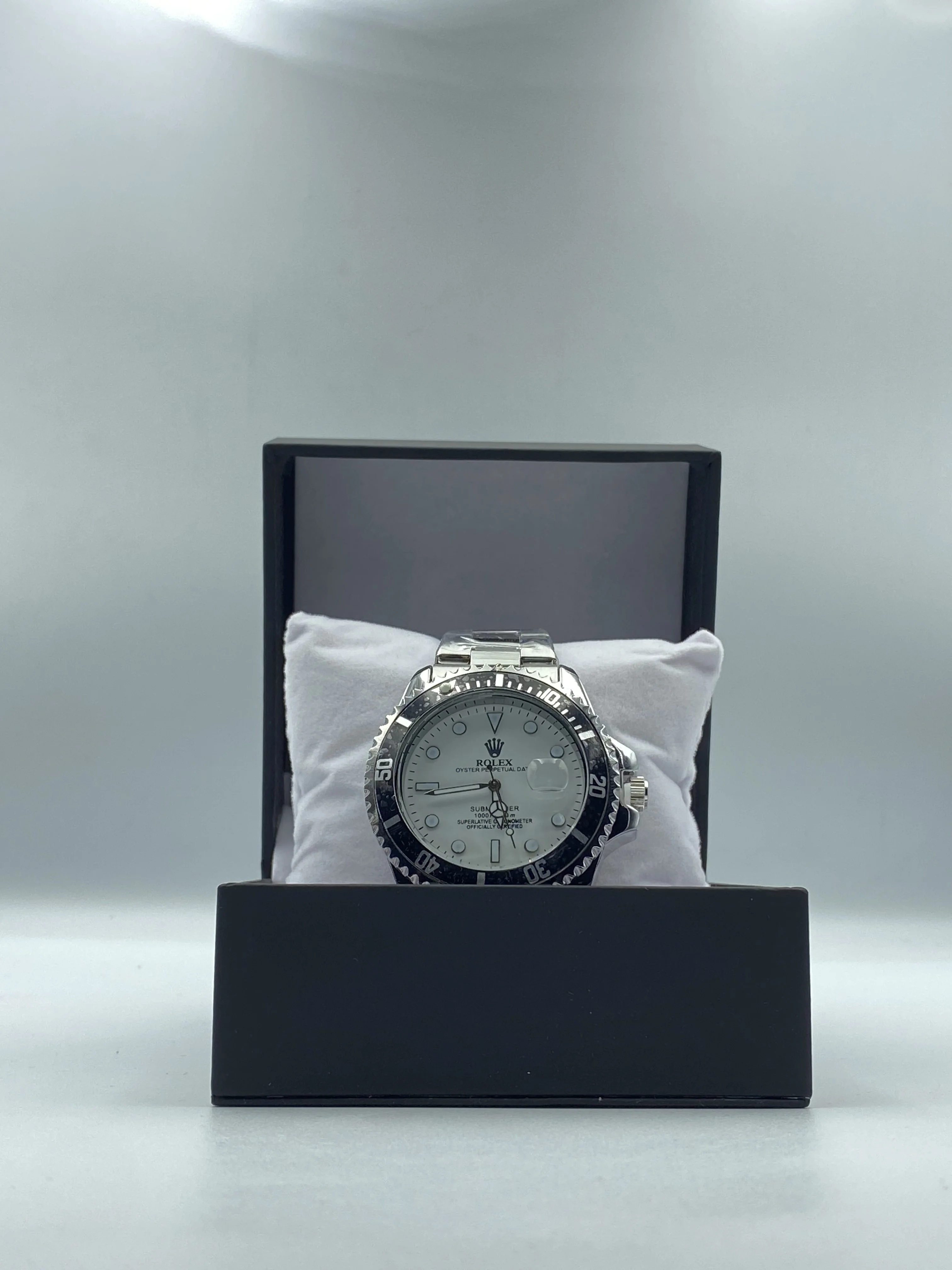 Montre Prestige Chrono – Acier Argenté
