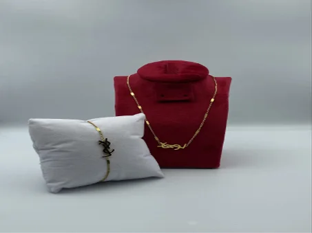 Set Yves Saint Laurent – Collier & Bracelet YSL Élégance