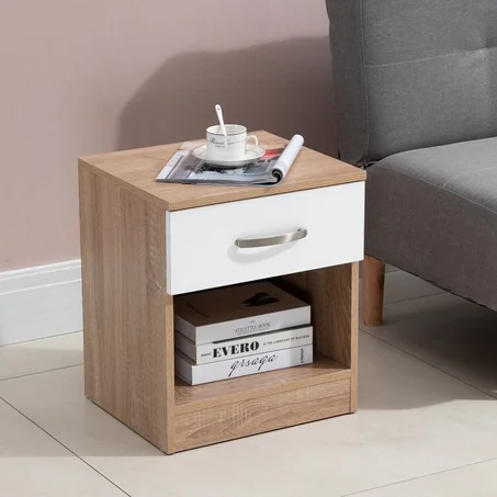 كومود أدراج خشبي فاخر بلاصة مخفيّة - تخزين سري آمن 499 درهم