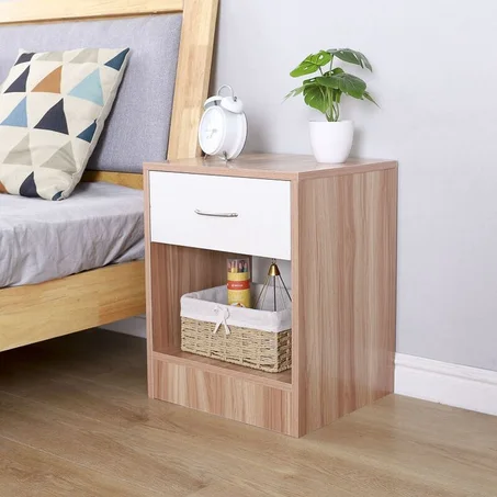 كومود أدراج خشبي فاخر بلاصة مخفيّة - تخزين سري آمن 599 درهم