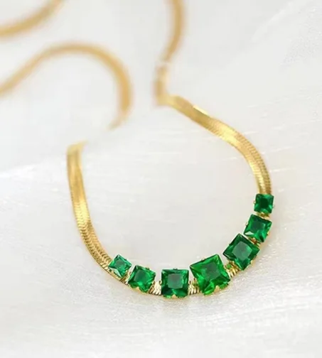 Green Necklace For Women