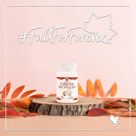 حبوب اللقاح، حليف طبيعي للخريف! مع قدوم الخريف، زيدوا الطاقة والحيوية ديالكم مع Forever Bee Pollen. 💪 هاد المكمل 100% طبيعي، وغني بالفيتامينات والمعادن، مثالي لدعم جهاز المناعة ومحاربة التعب 