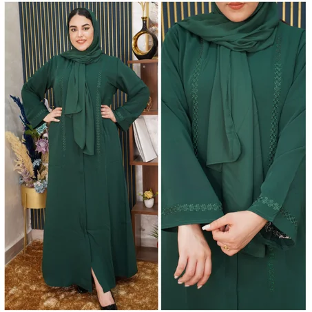 عباية إماراتية طرز بالفولار