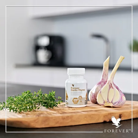 فوريفر Ail & Thym يحتوي على الثوم والزعتر لدعم الصحة المناعية والقلبية