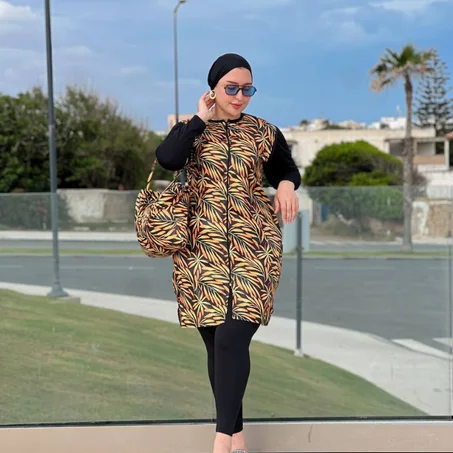 بوركيني  ثوب باش+سيكليزم جودة عالية