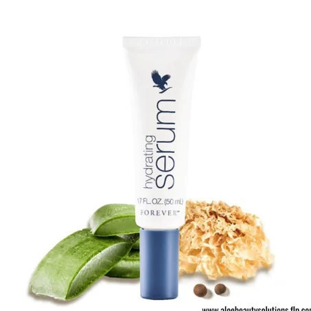 Le Sérum hydratant est désormais disponible chez Forever Maroc !  Un sérum qui hydrate et repulpe votre peau grâce à la présence de 4 acides hyaluroniques !