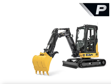 26 P-Tier Compact Excavator