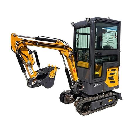 AGT 13.5 HP B&S 1 Ton Mini Small Cab Excavator, With Hydraulic Thumb and Swing Boom ,Gasoline For Sale | AGT-DM13-C