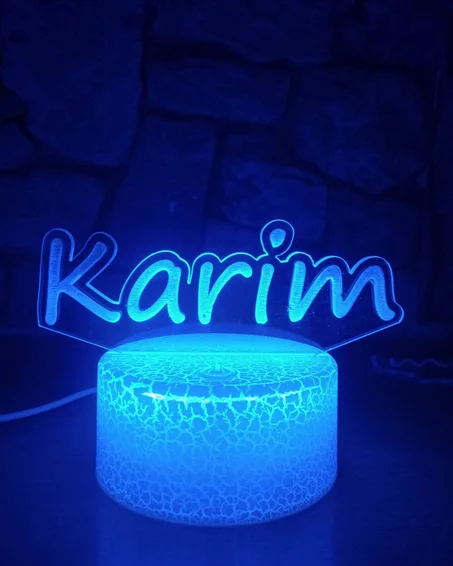 Veilleuse LED personnalisée