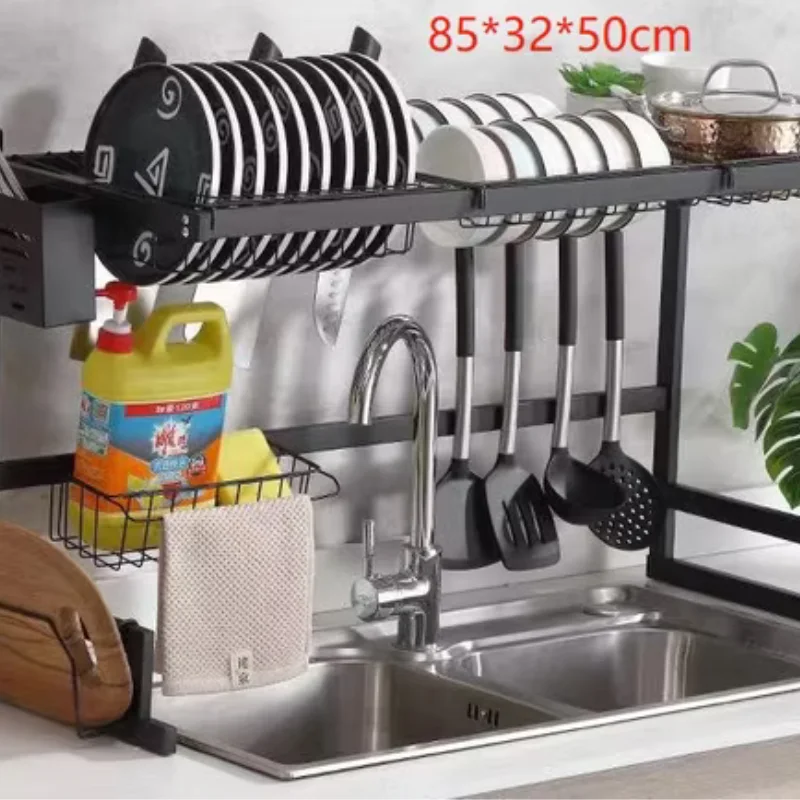 Étagère à vaisselle en acier inoxydable