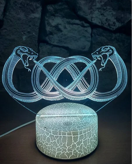 veilleuse lumineux 3d