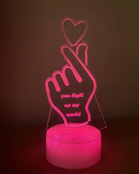 Veilleuse LED personnalisée