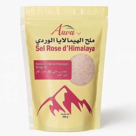 ملح الهيمالايا الوردي الطبيعي – 500غ