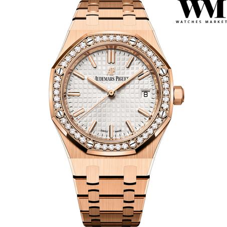 Audemars Piguit Royal Oak Or Rose/White