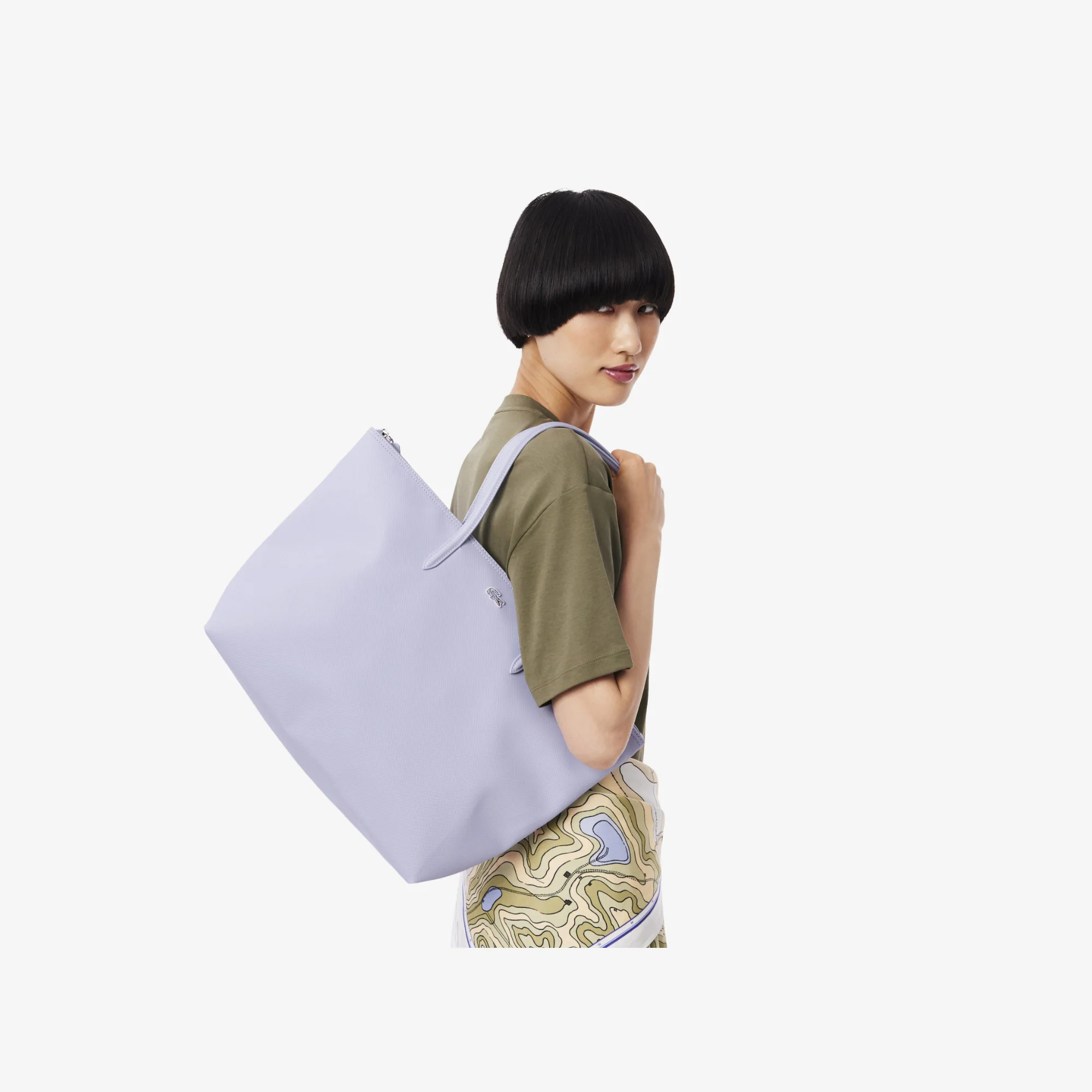 SAC LACOSTE VIOLET LAVANDE ROYAL