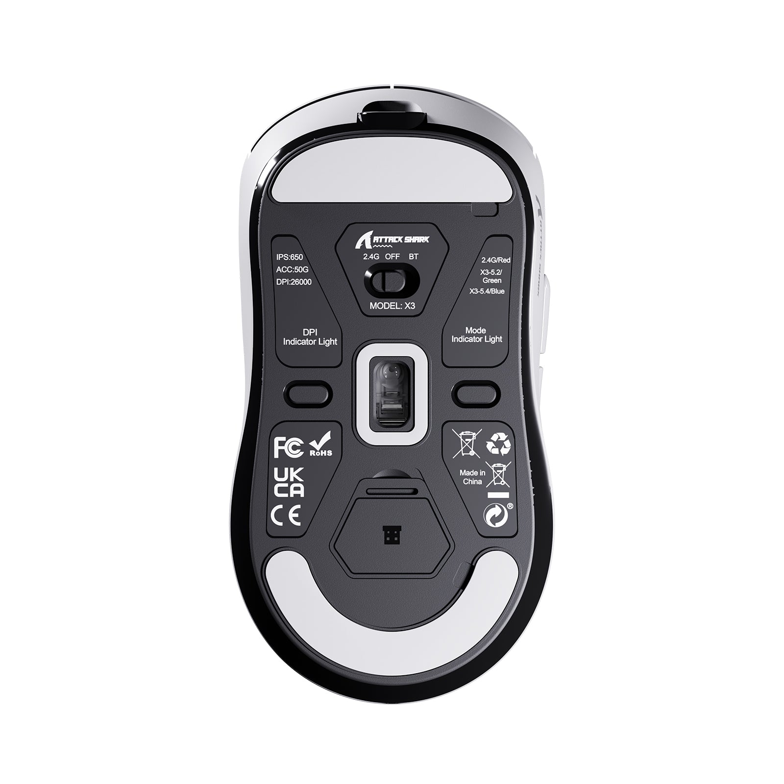 ATTACK SHARK X3 Wireless Gaming Mouse