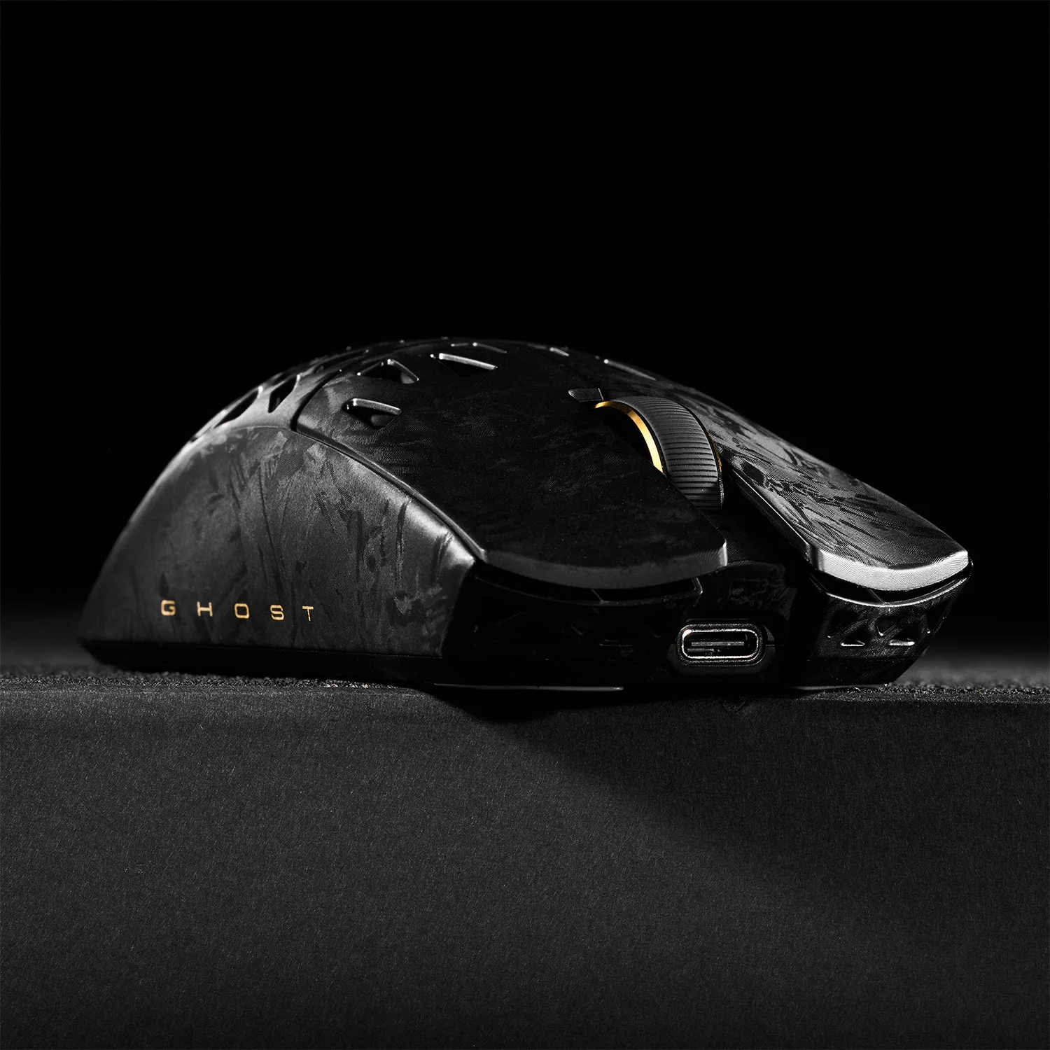 ATK Blazing Sky GHOST Ultimate Black Hollow Carbon Fiber Wireless Gaming Mouse