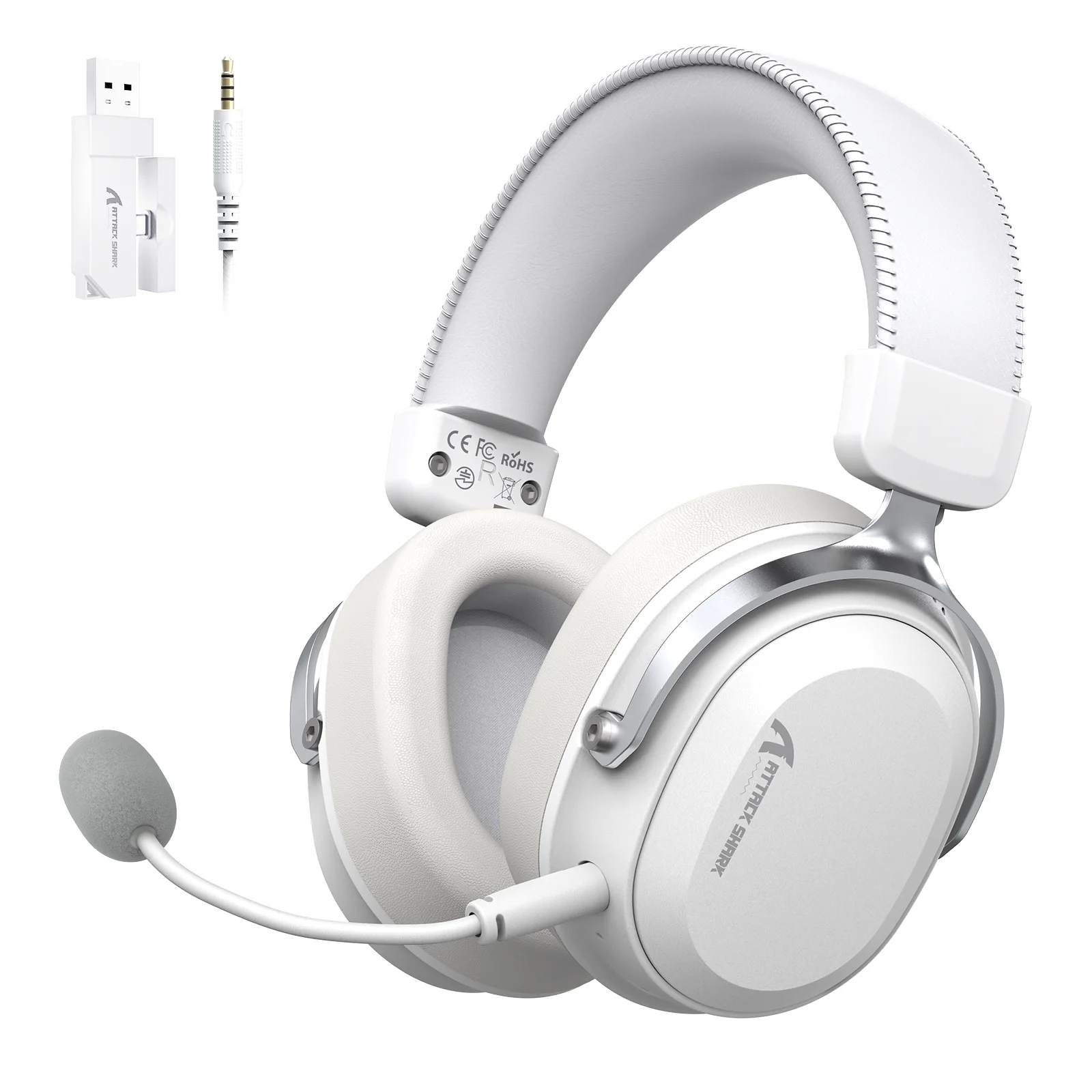 ATTACK SHARK L30 PRO Wireless Gaming Headset - White