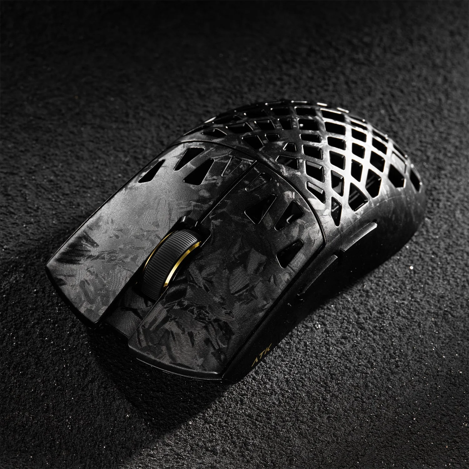 ATK Blazing Sky GHOST Ultimate Black Hollow Carbon Fiber Wireless Gaming Mouse