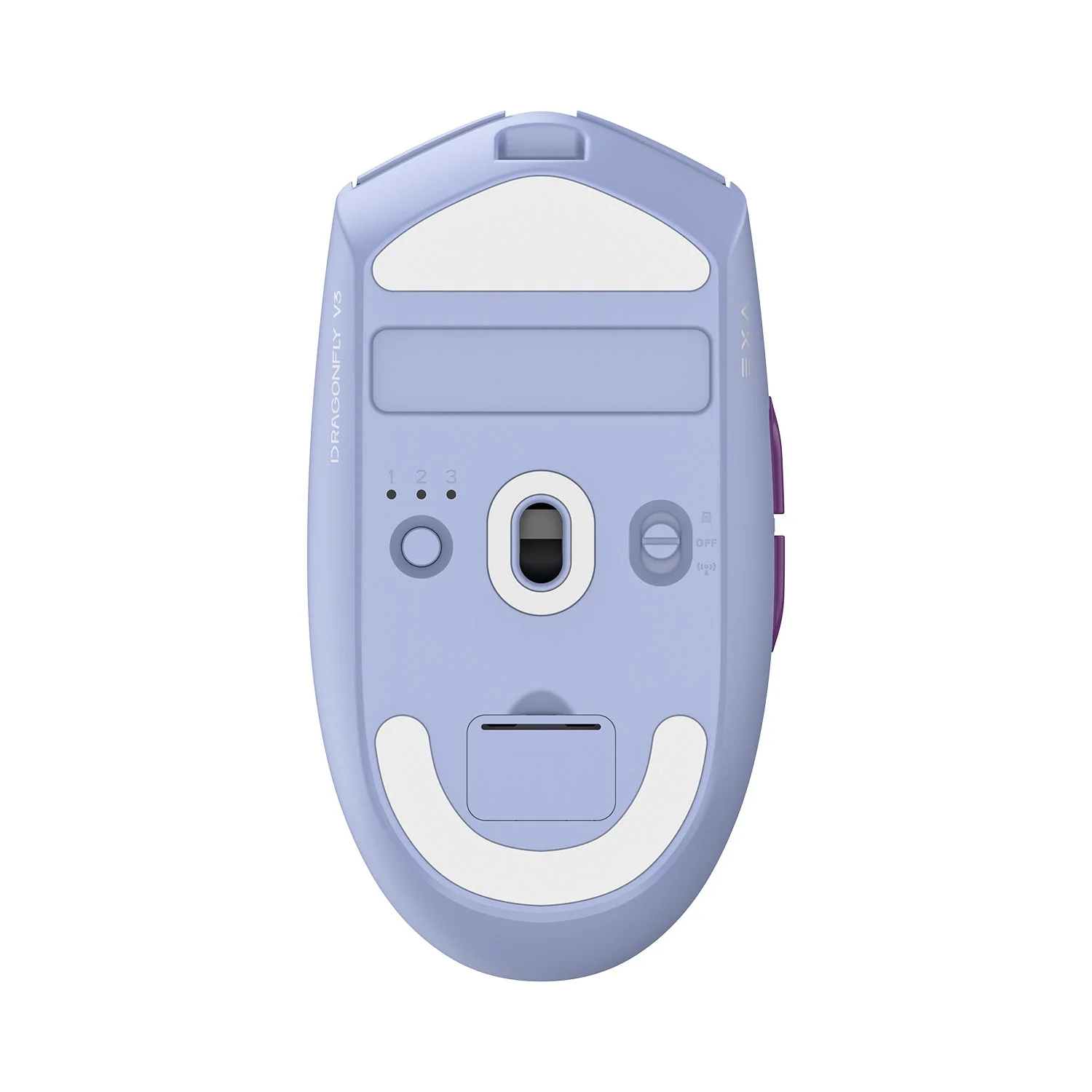VXE Dragonfly V3 Quad-Mode Wireless Gaming & Work Mouse - White